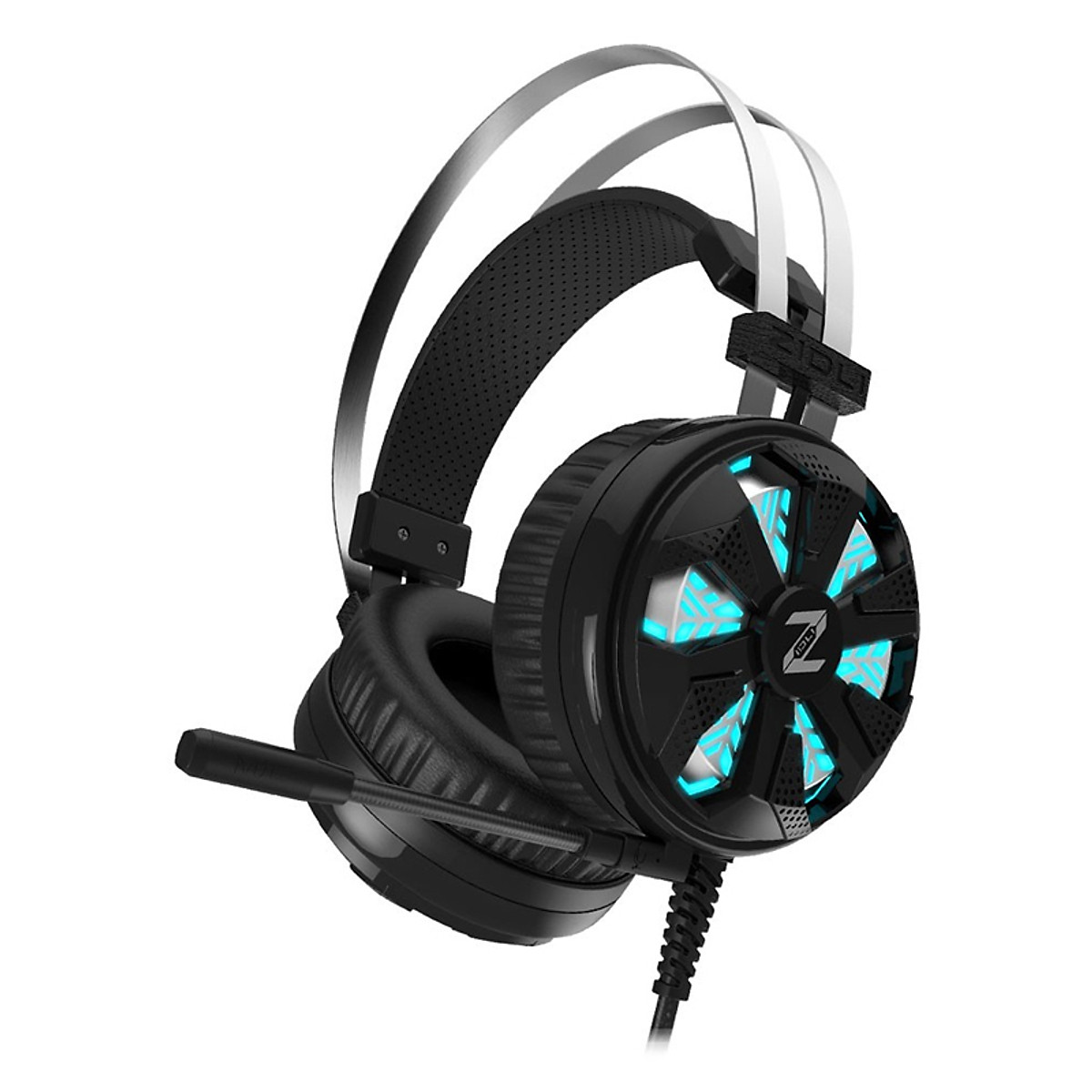 Tai nghe chụp tai Zidli ZH7 âm thanh 7.1 led 7 màu – Hàng Chính Hãng Tai nghe chụp tai Zidli ZH7 âm thanh 7.1 led 7 màu – Hàng Chính Hãng