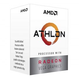 Bộ Vi Xử Lý CPU AMD Athlon 240GE Processor with Radeon Vega 3 Graphics – Hàng Chính Hãng