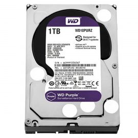 Ổ Cứng Camera WD Purple 1TB/64MB/3.5 IntelliPower WD10PURZ/WD10PURX – Hàng Chính Hãng