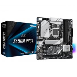 Bo Mạch Chủ Mainboard ASRock Z490M Pro4 – Hàng Chính Hãng