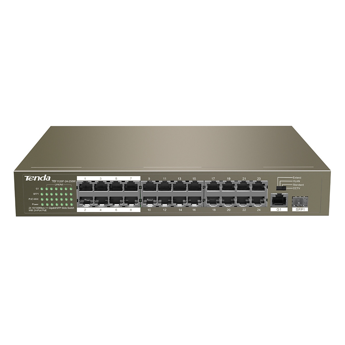 PoE Switch Tenda TEF1126P – Hàng Chính Hãng PoE Switch Tenda TEF1126P – Hàng Chính Hãng