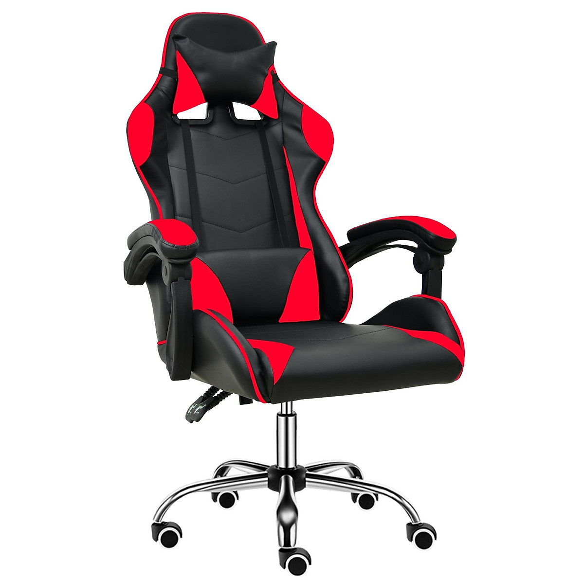 BG Ghế chơi game cao cấp dành cho các game thủ, chân xoay ngã 135 độ Mẫu E02N01 màu đỏ phối đen (Hàng nhập khẩu) BG Ghế chơi game cao cấp dành cho các game thủ, chân xoay ngã 135 độ Mẫu E02N01 màu đỏ phối đen (Hàng nhập khẩu)