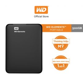 [Mã ELWDSD giảm 8% tối đa 300K] Ổ Cứng WD Elements 500GB-2.5 INCH –