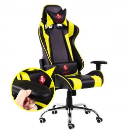 Ghế chơi game cao cấp Thái Lan BG dành cho game thủ Mẫu G1 màu đen/vàng (hàng nhập khẩu)