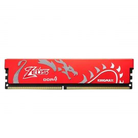 Bộ nhớ DDR4 Kingmax 16GB (2666) ZEUS Dragon Heatsink (Đỏ) – Hàng chính hãng
