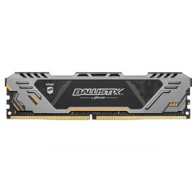 RAM PC CRUCIAL BALLISTIX SPORT AT 8GB BUS 3000 DDR4 BLS8G4D30CESTK Màu Đen Chính Hãng