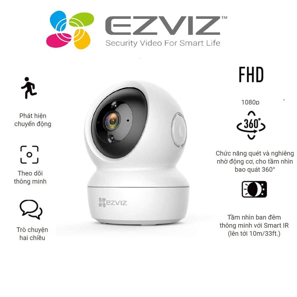 Camera Wifi dòng P/T EZVIZ CS-C6N (A0-1C2WFR) – Hàng chính hãng Camera Wifi dòng P/T EZVIZ CS-C6N (A0-1C2WFR) – Hàng chính hãng