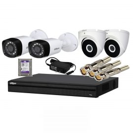 Trọn bộ 4 camera chính hãng Dahua HD1080 Trọn bộ 4 camera chính hãng Dahua HD1080