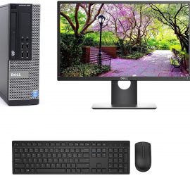 BỘ Máy Tính Đồng Bộ Dell  SFF CORE I7-4770 /RAM 4GB / SSD 120GB/ HDD 500GB và Màn hình Dell 21.5 inch / BÀN PHÍM CHUỘT DELL/BAN DI CHUỘT /USB WIFI – Chuyên Dùng cho Văn phòng – Học Sinh – Sinh Viên – Hàng Nhập Khẩu