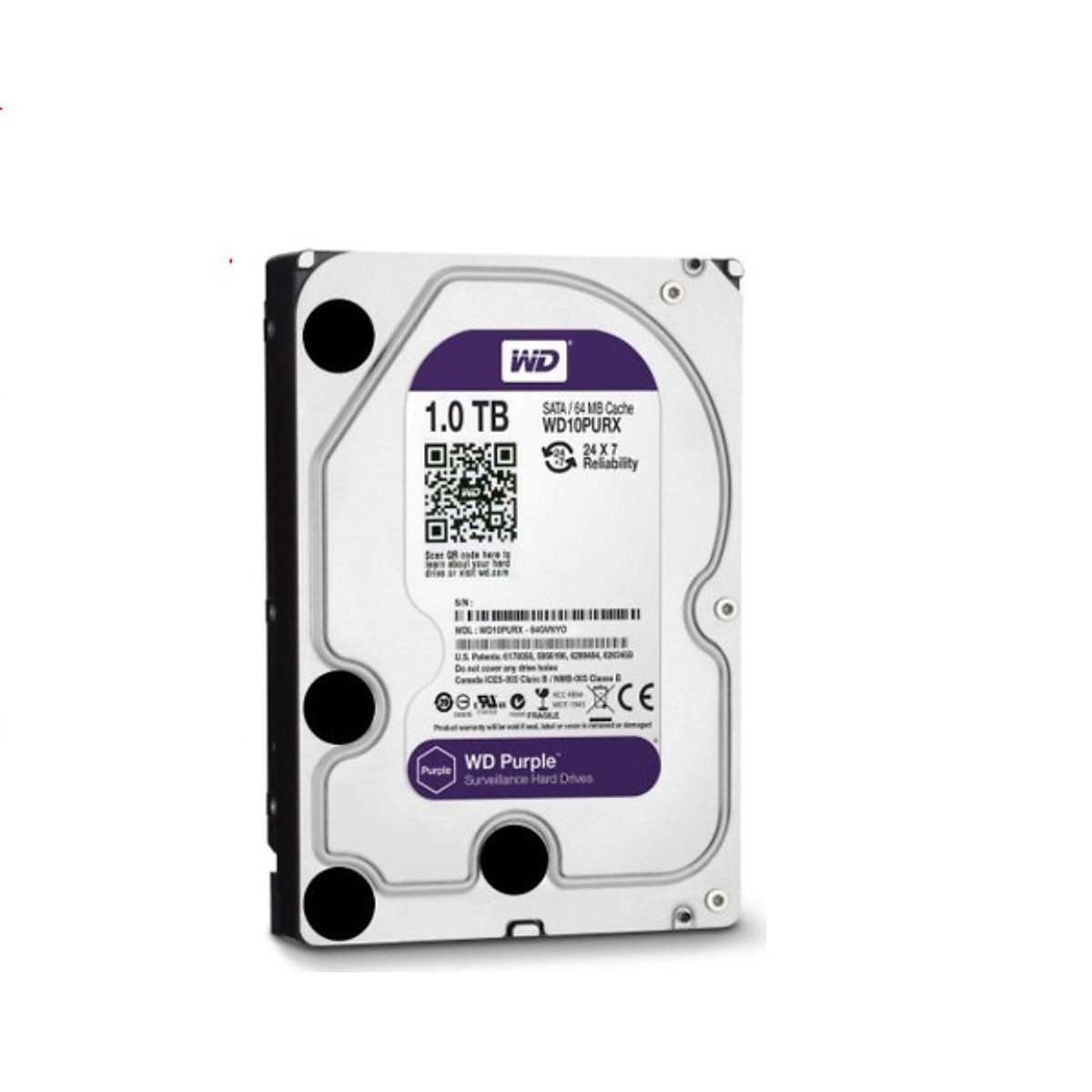 Ổ CỨNG HDD WESTERN 1TB PURPLE (TÍM) CHUYÊN CAMERA- HÀNG NHẬP KHẨU Ổ CỨNG HDD WESTERN 1TB PURPLE (TÍM) CHUYÊN CAMERA- HÀNG NHẬP KHẨU