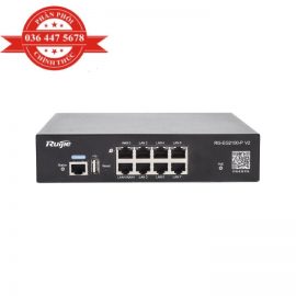 [Mã ELCL3MIL giảm 5% đơn 3TR] Bộ Chuyển Mạch 8 Cổng x7 POE 1000BASE-T Smart Gateway RUIJIE RG-EG2100-P V2 – Hàng