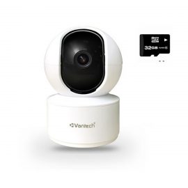 Camera VanTech WIFIV-2010AI-2.0MP – Hàng Chính Hãng (Tặng kèm thẻ nhớ 32Gb)