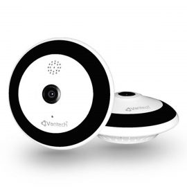 Camera Wifi Góc Nhìn 360° 2.0 MP Tích Hợp Ống Kính FISHEYE, Đàm Thoại 2 Chiều, VANTECH V2060-Hàng Chính Hãng