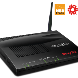 Router-Wifi chuyên nghiệp cho doanh nghiệp, gia đình, cửa hàng với cổng quang SFP DrayTek Vigor2912Fn