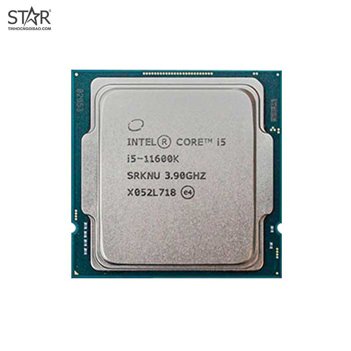 CPU Intel Core i5 11600K (3.90 Up to 4.90GHz, 12M, 6 Cores 12 Threads) TRAY chưa gồm Fan CPU Intel Core i5 11600K (3.90 Up to 4.90GHz, 12M, 6 Cores 12 Threads) TRAY chưa gồm Fan