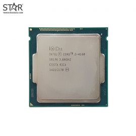 CPU Intel Core i3 4160 (3.60GHz, 3M, 2 Cores 4 Threads) TRAY chưa gồm Fan