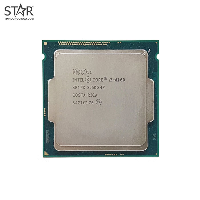 CPU Intel Core i3 4160 (3.60GHz, 3M, 2 Cores 4 Threads) TRAY chưa gồm Fan CPU Intel Core i3 4160 (3.60GHz, 3M, 2 Cores 4 Threads) TRAY chưa gồm Fan