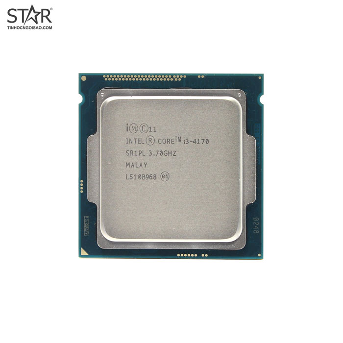 CPU Intel Core i3 4170 (3.70GHz, 3M, 2 Cores 4 Threads) TRAY chưa gồm Fan CPU Intel Core i3 4170 (3.70GHz, 3M, 2 Cores 4 Threads) TRAY chưa gồm Fan
