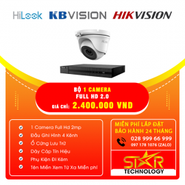 Trọn Gói Bộ 1 Camera HILOOK FULL HD 2.0MP
