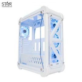 Thùng máy Case PCCOOLER CPS-A08 White (Tặng 4 Fan Led)