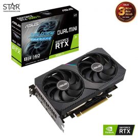 VGA Asus RTX 3060Ti 8G GDDR6 Dual Mini V2 (DUAL-RTX3060TI-8G-MINI-V2)