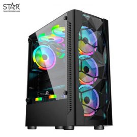 Thùng máy Case 1st Player DK-D4 (Tặng 4 Fan RGB)
