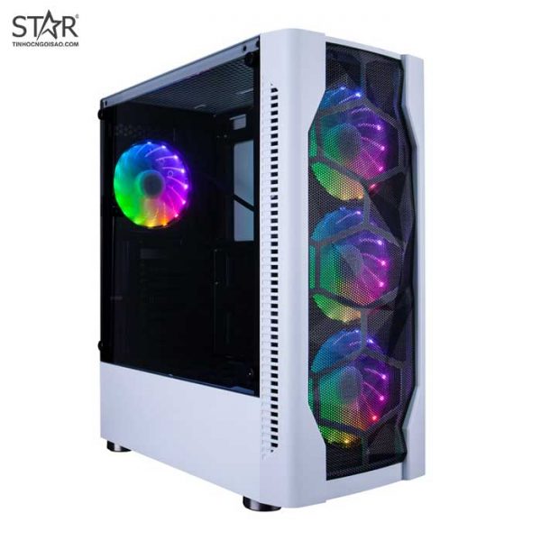 Thùng máy Case 1st Player DK-D4 (Tặng 4 Fan RGB) (Trắng) Thùng máy Case 1st Player DK-D4 (Tặng 4 Fan RGB) (Trắng)