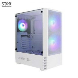 Thùng máy Case Montech X2 White (Trắng) (Tặng 3 Fan Rainbow)