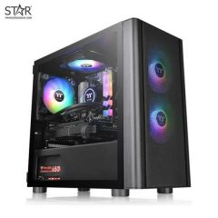 Thùng máy Case Thermaltake V150 TG ARGB Breeze Edition Micro Chassis (Đen) (CA-1R1-00S1WN-00)