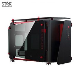 Thùng máy Case Jonsbo MOD1 Mini (Đỏ Đen/No Fan)