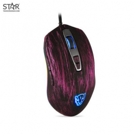 Chuột Motospeed V60 RGB Blacklight Gaming Mouse (Tím)