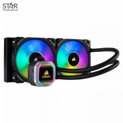 Tản Nhiệt CPU Corsair Hydro Series H100i RGB PLATINUM 240 AiO Liquid Cooling (Đen)