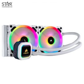 Tản Nhiệt CPU Corsair Hydro Series H100i RGB PLATINUM SE 240 AiO Liquid Cooling (Trắng)