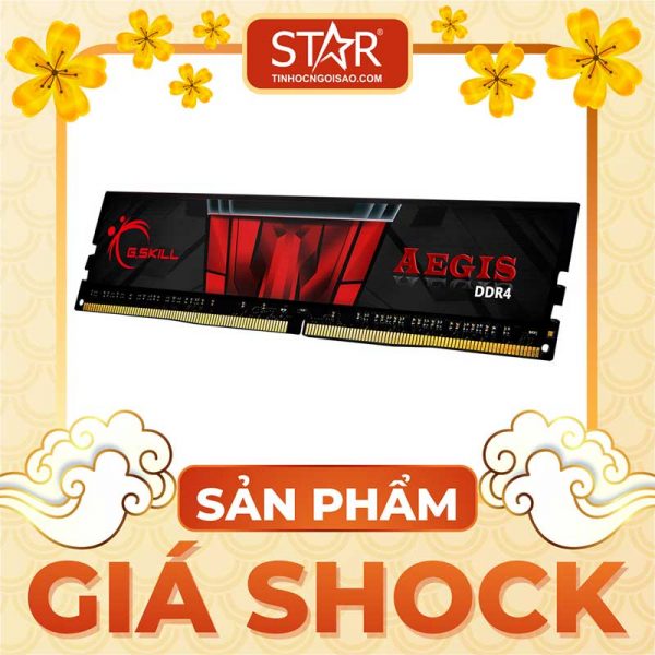 Ram DDR4 Gskill 4G/2400 Aegis (F4-2400C17S-4GIS) Ram DDR4 Gskill 4G/2400 Aegis (F4-2400C17S-4GIS)