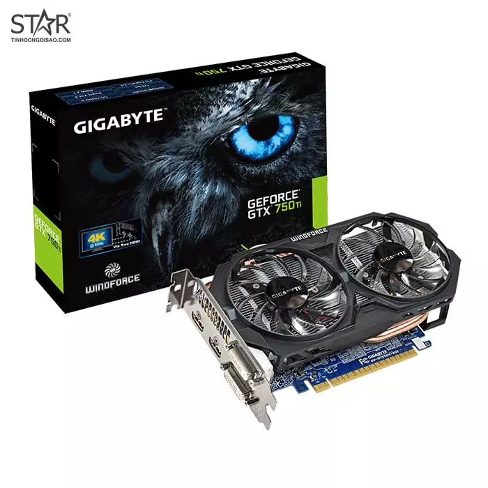 VGA Gigabyte GTX 750Ti 2G GDDR5 (GV-N75TOC-2GI) Renew