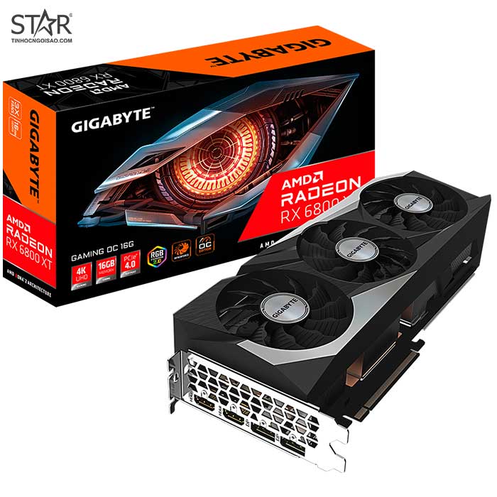 VGA Radeon RX6800XT 16G GDDR6 Gigabyte Gaming OC (GV-R68XTGAMING OC-16GD) VGA Radeon RX6800XT 16G GDDR6 Gigabyte Gaming OC (GV-R68XTGAMING OC-16GD)