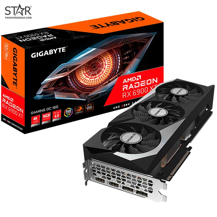 VGA Radeon RX6900XT 16G GDDR6 Gigabyte Gaming OC (GV-R69XTGAMING OC-16GD) VGA Radeon RX6900XT 16G GDDR6 Gigabyte Gaming OC (GV-R69XTGAMING OC-16GD)