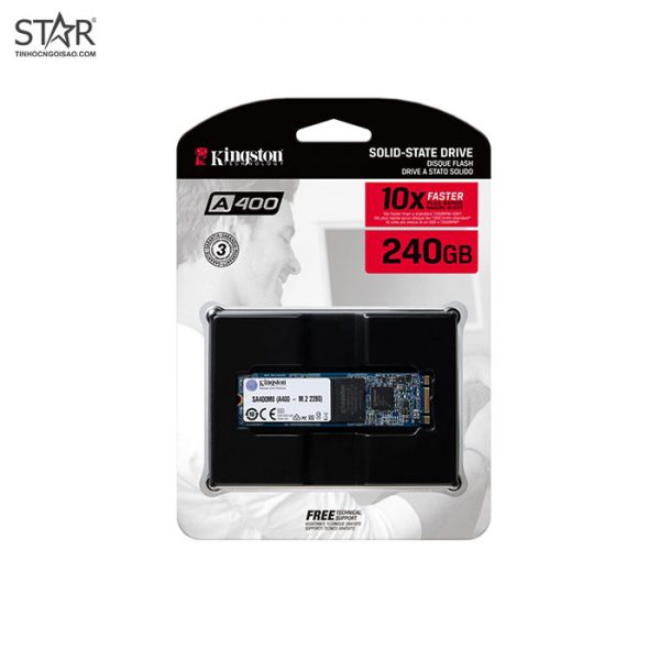 Ổ cứng SSD 240G Kingston A400 M.2 Sata 6Gb/s TLC (SA400M8/240G) Ổ cứng SSD 240G Kingston A400 M.2 Sata 6Gb/s TLC (SA400M8/240G)