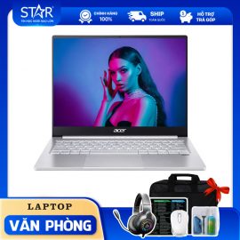 Laptop Acer Swift 3 SF313-53-518Y (N19H3_NX.A4JSV.003): i5 1135G7, Intel Iris Xe Graphics, Ram 16G, SSD NVMe 512G, Win10, Finger Print, Led Keyboard, 13.5”QHD IPS (Sparkly Silver)