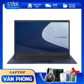 Laptop Asus ExpertBook B1400CEAE-EK2779: i5 1135G7, Intel Iris Xe Graphics, Ram 8G, SSD NVMe 256G, DOS, Finger Print, 14.0”FHD (Đen)