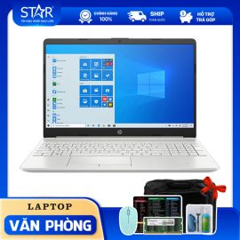Laptop HP 15s-du1105TU (2Z6L3PA): I3 10110U, Intel UHD Graphics, Ram 4G, SSD NVMe 256G, Win10, 15.6”HD (Bạc)