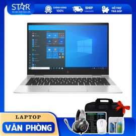 Laptop HP EliteBook X360 830 G8 (3G1A2PA): I5 1135G7, Intel Iris Xe Graphics, Ram 8G, SSD NVMe 512G, Win10 Pro, FingerPrint, Led Keyboard, 13.3”FHD IPS TouchScreen (Bạc)