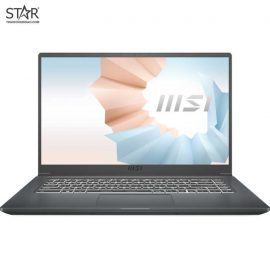 Laptop MSI Modern 15 A5M-238VN: AMD R5-5500U, AMD Radeon Graphics, Ram 8G, SSD NVMe 512G, Win11, Led Keyboard, 15.6”FHD IPS (Carbon Gray)