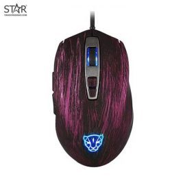 Chuột Motospeed V60 Van Gogh Purple RGB Gaming (Tím)