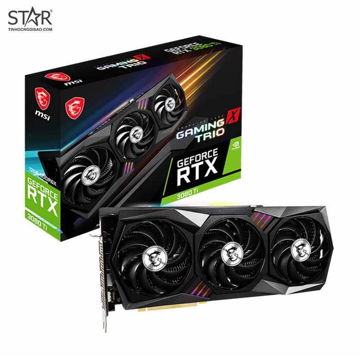 VGA MSI RTX 3080Ti 12G GDDR6X Gaming X Trio (GeForce RTX™ 3080 Ti GAMING X TRIO) VGA MSI RTX 3080Ti 12G GDDR6X Gaming X Trio (GeForce RTX™ 3080 Ti GAMING X TRIO)