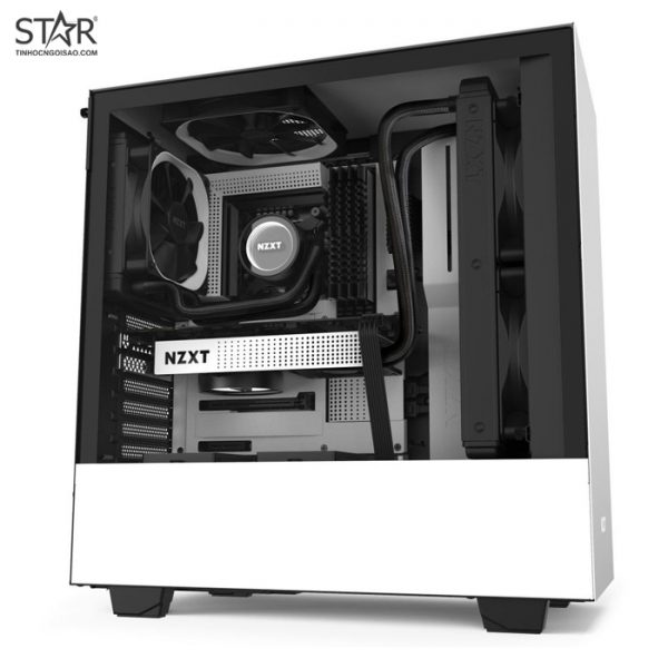 Thùng máy Case NZXT H510 (CA-H510-BW1) (Trắng) Thùng máy Case NZXT H510 (CA-H510-BW1) (Trắng)