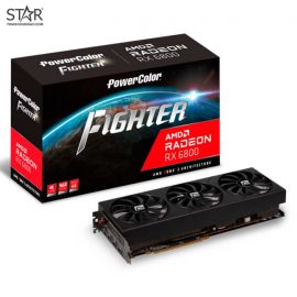 VGA Radeon RX6800 16G GDDR6 PowerColor Fighter (AXRX 6800 16GBD6-3DH/OC)