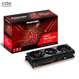 VGA Radeon RX6800 16G GDDR6 PowerColor Red Dragon (AXRX 6800 16GBD6-3DHR/OC)