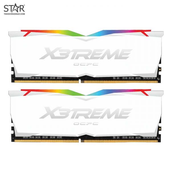 Ram DDR4 OCPC 16G/3000 X3TREME Aura X3 RGB White Edition (2x 8GB) MMX3A2K16GD430C16W (Trắng) Ram DDR4 OCPC 16G/3000 X3TREME Aura X3 RGB White Edition (2x 8GB) MMX3A2K16GD430C16W (Trắng)