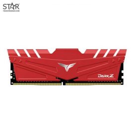 Ram DDR4 TeamGroup 8G/3200 T-Force Dark Z Gaming (1x 8GB) (TLZRD48G3200HC16C01) (Đỏ)